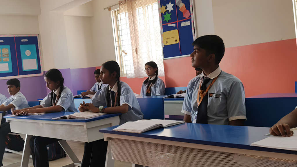 Modern classroom at Innovative School of Excellence