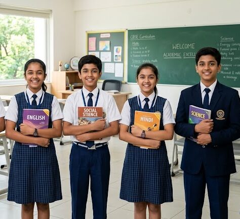 Students learning under the CBSE curriculum at Innovative School of Excellence